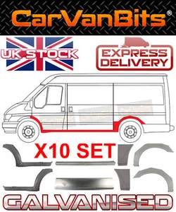 FOR FORD TRANSIT MWB 00-14 MK6 MK7 REAR WHEEL ARCH SIDE DOOR REPAIR PANEL SET 10 - Picture 1 of 12