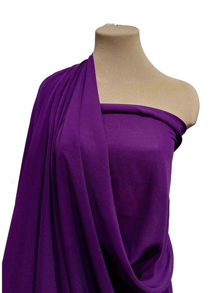 HI-MULTI CHIFFON FABRIC SHEER 60" LAVENDER /D 1169  BRIDAL, FORMAL WEAR, DECOR - Image 1 of 1