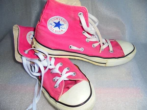 Chucks, Converse All Star Hi, rosa, Gr. 39 "gebraucht" - Bild 1 von 9