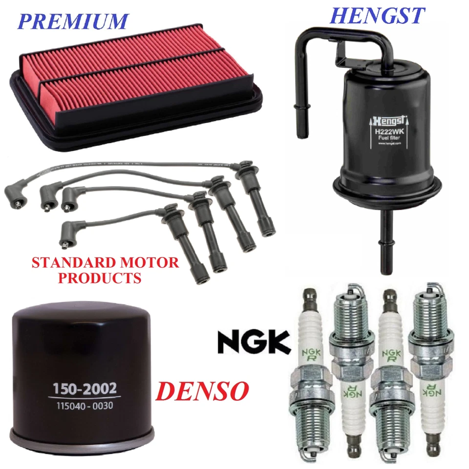 Kit de puesta a punto filtros de combustible de aceite de aire tapones de cable para MAZDA MIATA L4 1,8 L 1999-2000 Foto 1 de 1