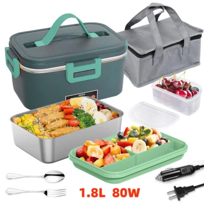 Lancheira elétrica aquecida para adultos portátil 3 em 1 lancheira aquecida rápida - Imagem 1 de 4