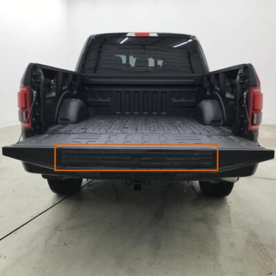 Fit For 2015-20 Ford F150 Tailgate Flexible Step Molding Cover W/ Release Button - Image 1 of 4