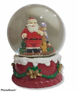 02450 Schneeball / Glass Waterglobe - Weihnachtsmann - Giocoplast Kmates - Bild 1 von 9