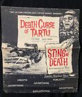 Death Curse Of Tartu / Sting Of Death Original Movie Pressbook 1960