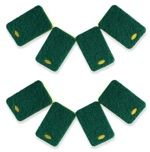 2 Packs 4 Pieces Shining Kitchen Sponges Dish Scrubber with a hanging hole  - Picture 1 of 5