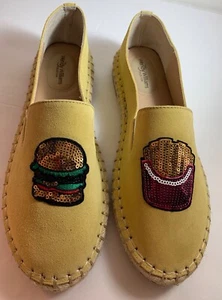 Wendy Williams Schuhe 7,5 Burger & Fries Pailletten Espadrilles (g) - Bild 1 von 7
