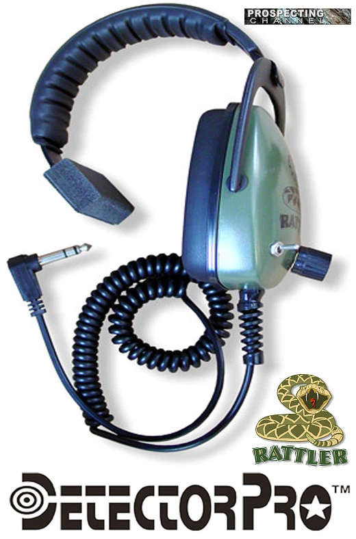 RATTLER Metal Detector SINGLE EAR HEADPHONES DetectorPro 150 ohms NEW - Image 1 of 1