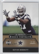 2005 Upper Deck Portraits Gold /75 Kevin Burnett #171 Rookie RC
