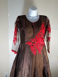 ELEGANTER SANGEET/HOCHZEIT ANARKALI DESIGNER ANZUG@49,99 Vergleichen @129,99 BRUSTUMFANG:40" - Bild 1 von 5