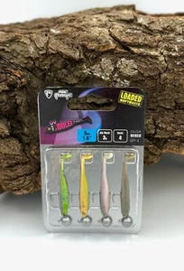 Fox Rage Ultra UV Slick Shad Loaded Lure Pack 4 Stück montiert 5cm 3g Barsch - Bild 1 von 5