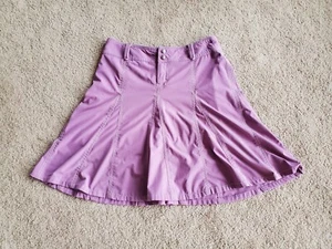Athleta Whatever Lined Skorts Women's 4 Athletic Stretch 683764 Purple - Foto 1 di 3