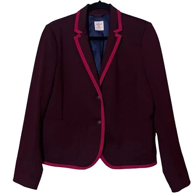 Blazer Gap The Academy Rojo Vampiro Mujer 10 Borgoña Oscuro Carrera Dark Academia Foto 1 de 4