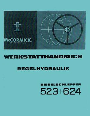 Werkstatthandbuch Regelhydraulik IHC 523 624 auch für 724 824 Hydraulik - Bild 1 von 2