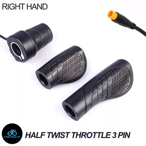 E BIKE POWER UK Half Twist Throttle Electric Bike ebike Right Hand 3Pin Bike Grip Twist Throttle