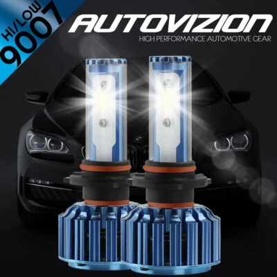 AUTOVIZION LED HID Headlight Conversion 9007 HB5 6000K 1998-2000 Pontiac Firefly - Image 1 of 4
