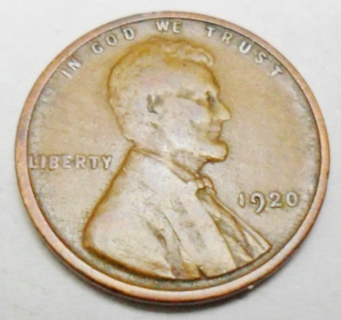 1920 P Lincoln Wheat Cent / Penny  *AG OR BETTER* **FREE SHIPPING** Cover