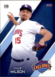 2018 Brooklyn Cyclones Choice #34 Kyle Wilson Raymore Missouri MO Baseball Card