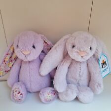 New Jellycat Bashful Bunny Jasmine and Lavender Small Bunny 