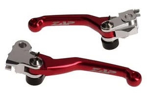 ZAP Kupplungs-Bremshebel Set Flexs passt an Honda CRF 250, 450 ab07 rot - Bild 1 von 2