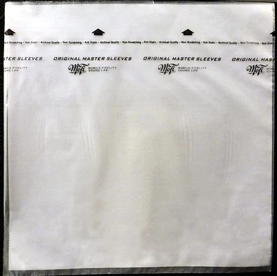 10 Pack MoFi MFSL Mobile Fidelity Sound Lab Original Master LP Inner Sleeves