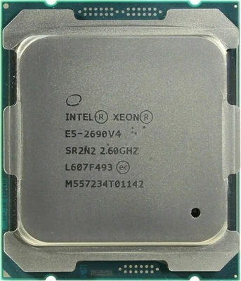 Intel Xeon E5-2690 V4 2.6 GHz 14 cores 9.6 GT/s QPI (SR2N2) Socket 2011-3 CPU - Image 1 of 4