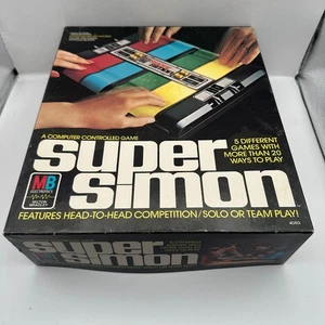 1979 Milton Bradley Super Simon Electronic Memory Game Complete - Tested Working - Picture 1 of 9
