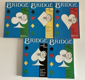 Bridge Cards Books  Audrey Grant 5 Contract Bridge Club Spade Heart Diamonds - Picture 1 of 19