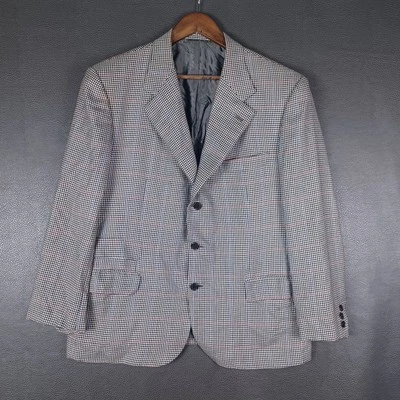 Abrigo deportivo Brioni Blazer para hombre 44R Lucca cachemir puro Finissimo pata de gallo Foto 1 de 4