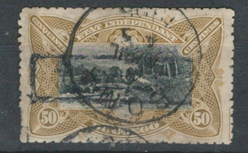 CONGO Belgium Colonies PAYSAGES VIEWS TAXES OVERPRINTED USED STAMP LOT (CON 151) - Image 1 of 1