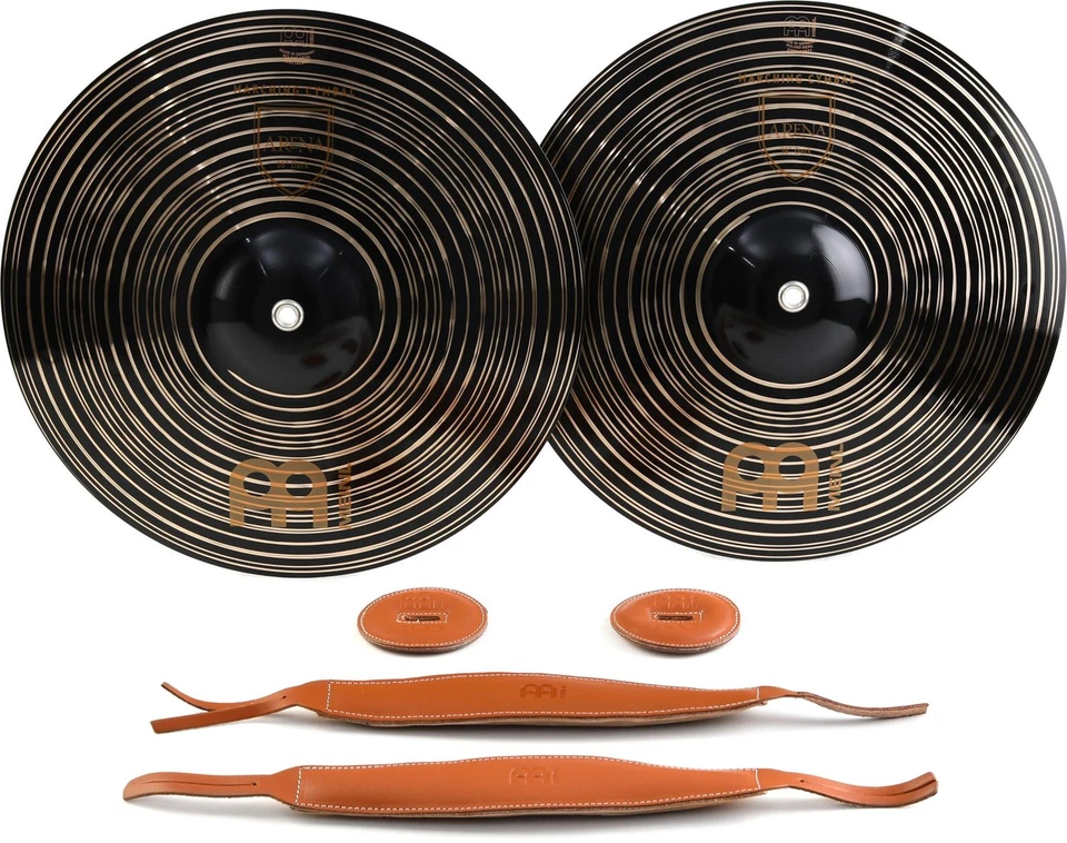 Platillos Meinl Arena Dark Pro Range Crash Cymbals - 16 pulgadas (1 par) Foto 1 de 4