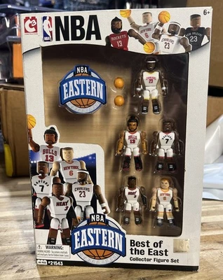 NBA Best of The East Collector 5 Mini Figure Set C3 Construction Basketball - Image 1 of 2