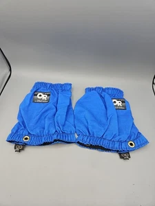 Outdoor Research Rocky Mountain Ghette alte blu o made in USA  - Foto 1 di 9