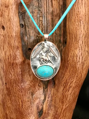 Collar gargantilla de plumas y piedras nativas americanas | Regalo del suroeste para ella | Ru Foto 1 de 4