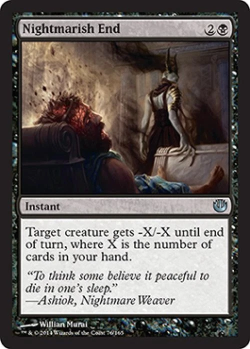 Nightmarish End - Medium Play MTG Journey into Nyx - Image 1 of 1