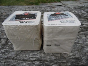 Vintage "MILLER GENUINE DRAFT " Beer Coasters , 2 Packs Of 100 Sealed. Bar. - Picture 1 of 5