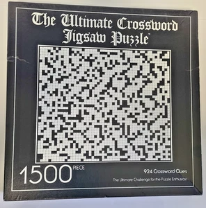 The Ultimate Crossword Jigsaw Puzzle 1500 Piece 924 Crossword Clues 24" x 47" - Picture 1 of 4