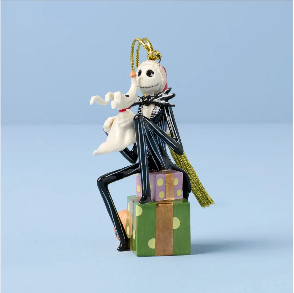 Lenox Nightmare Before Christmas Santa Jack & Zero Ornament New 2025 897598