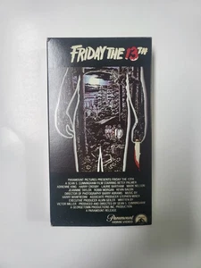 Friday The 13th VHS Tape 1980  Release VHS Horror  Paramount Home Video - Picture 1 of 8