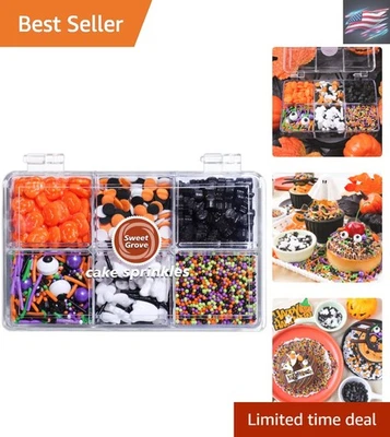 Colorful Halloween Sprinkles - 6.53oz Mix for Creative Baking & Decorating Fun - Image 1 of 4