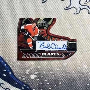 Leaf Metal Legends Bobby Clarke 2025 hojas de acero troqueladas automático Red Flood #1/1 - Imagen 1 de 2