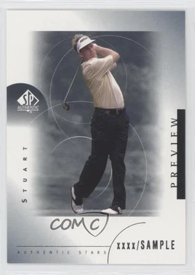 2001 SP Authentic Preview Authentic Stars Stuart Appleby #50 Rookie RC - Image 1 of 2