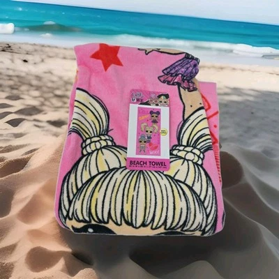 LOL Surprise ReMix Toalla de Playa para Niña - 28" W x 58" L 100% Algodón Regalo Baño NUEVO Foto 1 de 4