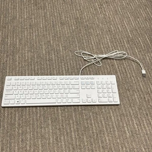 Genuine Dell Wired USB Keyboard White KB216t TNTRR - Picture 1 of 2
