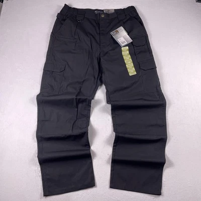 NWT 5.11 Tactical Pants Mens 36x32 Black Taclite Pro Ripstop Cargo Work Utility - Image 1 of 4