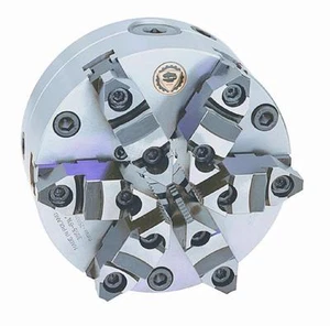 Mandril de torno 10" Bisonte 6 mordazas "Set Tru" T.I.R.  .0004 Hecho en Polonia - Imagen 1 de 1