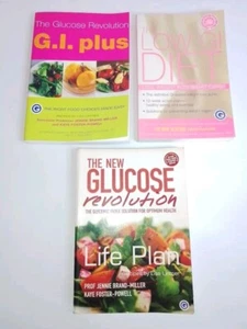 Lote de 3 libros de cocina The Low GI Diet Recipes de Jennie Brand-Miller PB - Imagen 1 de 13