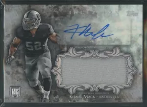 2014 Topps Inception #IAJP-KM Khalil Mack Rookie Jumbo Patch Autographs - Picture 1 of 2