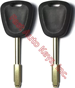 2(Pair) NEW For Jaguar 2000-2003 XJ 2000-2006 XK Uncut Transponder Chip Keys - Picture 1 of 1