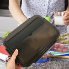  Metal Bento Container Microwavable Three Grid Sealed Lunch Box Food