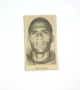 Vintage Zeitung Sport Fußball Ausschnitt Panel Milt Davis Baltimore Colts - Bild 1 von 2